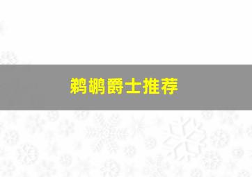 鹈鹕爵士推荐