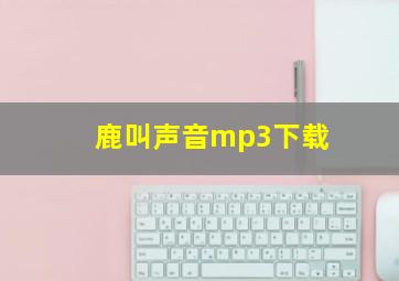 鹿叫声音mp3下载