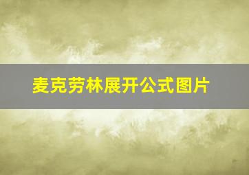 麦克劳林展开公式图片