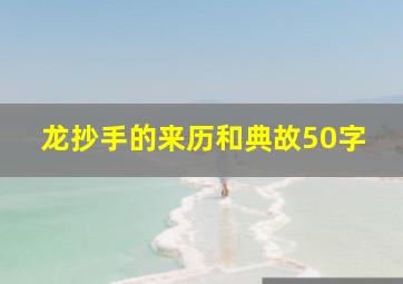 龙抄手的来历和典故50字