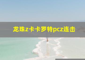 龙珠z卡卡罗特pcz连击